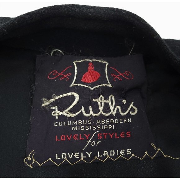 Vintage El Candida Windermere Cashmere Coat Custom Size Fur Collar Retro - Picture 8 of 11